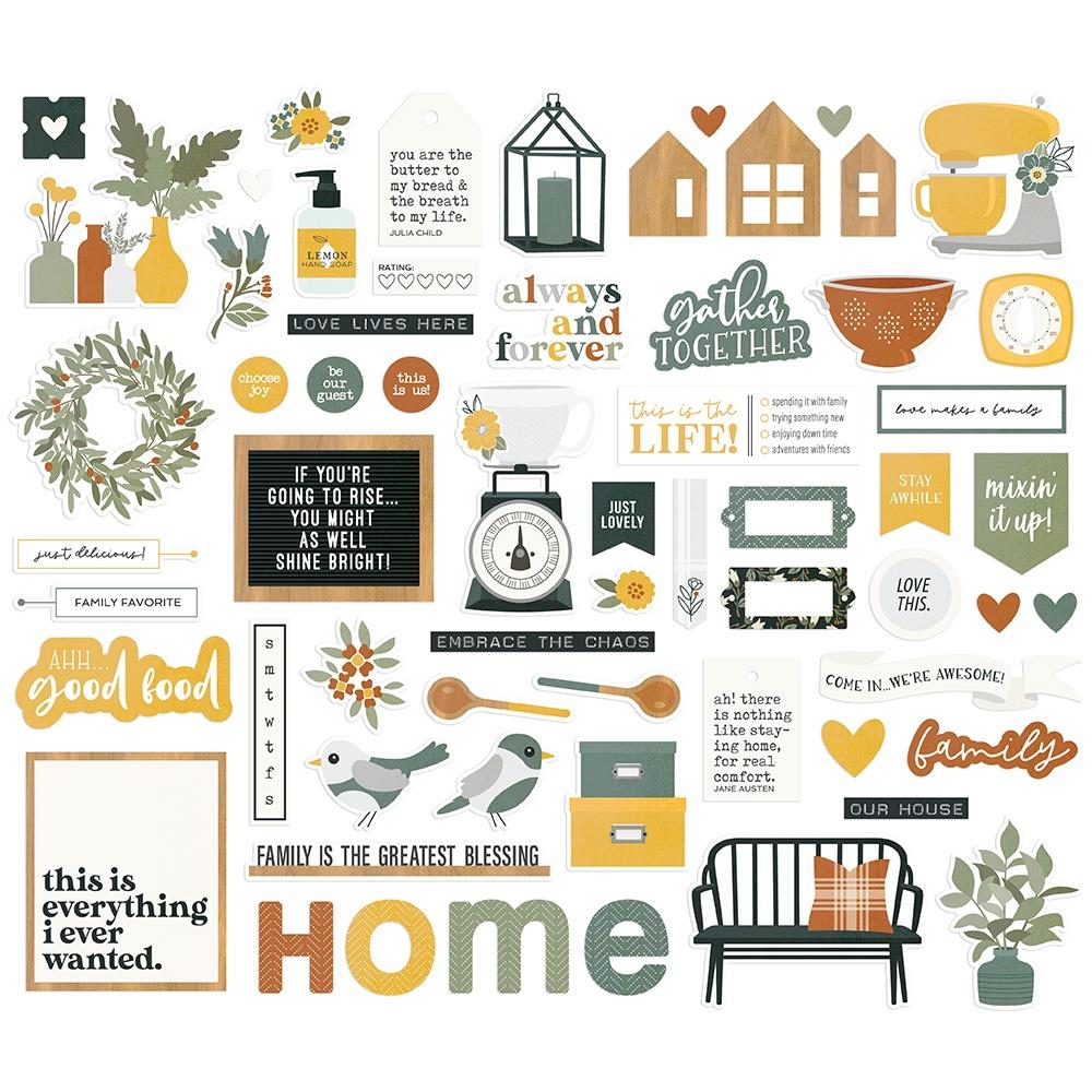 Hearth & Home - Die Cuts Bits - zum Schließen ins Bild klicken